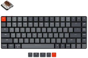 Keychron K3 Wireless Mechanical 75% Keyboard (ANSI, White Backlight, Low Profile, Brown Switch)