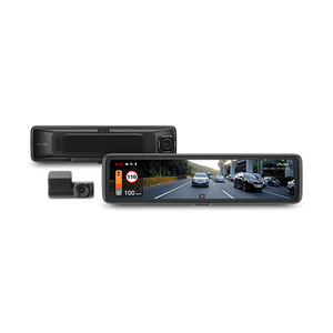 MIO MiVue R850T Premium 2.5K HDR E-mirror Dash Cam with 11.88" anti-glare touchscreen, Wi-Fi, GPS and a rear cam