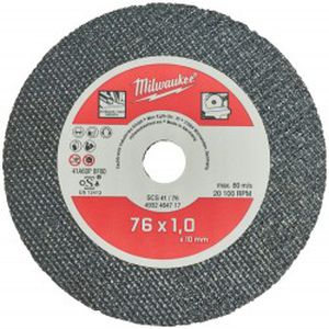 Abrazyvinis pjovimo diskas MILWAUKEE SCS41/76 76x10mm