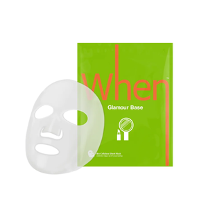 WHEN® Glamour Base Bio-Cellulose Sheet Mask Stangrinanti bioceliuliozinė lakštinė kaukė, 1vnt