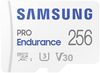 Samsung PRO Endurance MB-MJ256KA/EU 256 GB, MicroSD Memory Card, Flash memory class U3, V30, Class 10, SD adapter