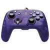 PDP Faceoff Deluxe+ Audio Wired Controller - Purple Camo