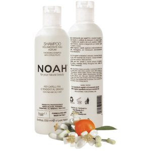 Noah 1.1. Thickening Shampoo With Citrus Fruits Šampūnas besiriebaluojantiems plaukams, 250 ml 