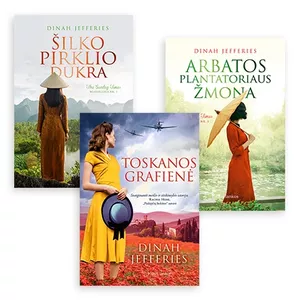 Dinah Jefferies 3 knygų rinkinys: Toskanos grafienė + Arbatos plantatoriaus žmona + Šilko pirklio dukra