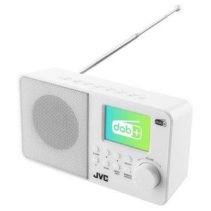 JVC DAB radijo imtuvas RA-E611W-DAB baltas