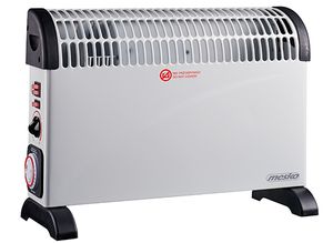 Šildytuvas Mesko Convector Heater with Timer and Turbo Fan MS 7741w 2000 W, Number of power levels 3, White