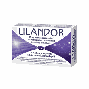 LILANDOR 80 mg minkštosios kapsulės N14