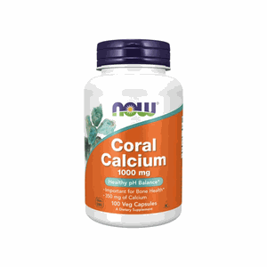 NOW 1000 mg kapsulės CORAL CALCIUM N100 