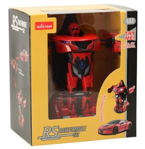 Transformeris automobilis - robotas (raudonas)