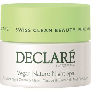 Declaré Vegan Nature Night Spa Naktinis veido kremas-kaukė, 50ml