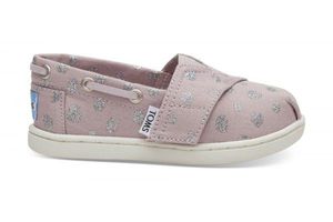 Batukai mergaitėms Toms Metalic Dots  Lilac