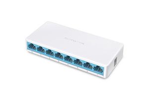 Mercusys | Switch | MS108 | Unmanaged | Desktop | 10/100 Mbps (RJ-45) ports quantity 8 | 1 Gbps (RJ-45) ports quantity | SFP ports quantity | PoE ports quantity | PoE+ ports quantity | Power supply type External | month(s)