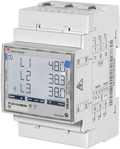 Skaitiklis Carlo Gavazzi Smart Power Meter, 3 phase, up to 65A EM340 MID certificate