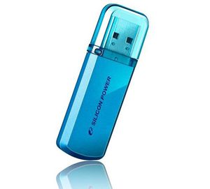 USB raktas Silicon Power Helios 101 8GB USB 2.0 Blue