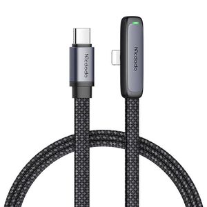 Mcdodo CA-3350 USB to USB-C angle cable, 1.2m (black)