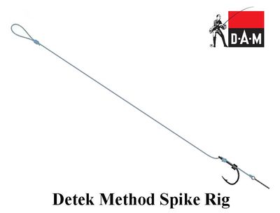 Kabliukai su pavadėliu DAM Detek Method Spike Rig 8