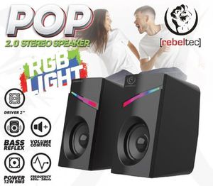 Rebeltec POP Stereo 2.0 speakers