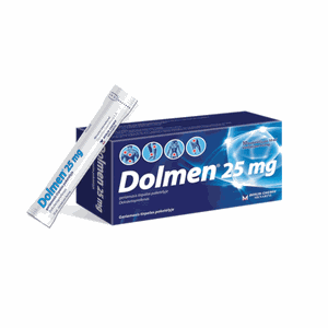 Dolmen 25 mg geriamasis tirpalas paketėlyje N10