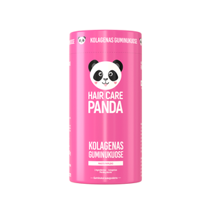 Hair Care Panda Maisto papildas „Kolagenas guminukuose”, 60 guminukų