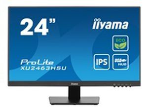 IIYAMA XU2463HSU-B1 23.8inch ETE IPS EyeComfort/EyeSafe 2.0 FHD 100Hz 250cd/m2 3ms Speakers HDMI DP GTG USB 2x 3.2 FreeSync
