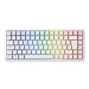 Royal Kludge RK84 white TKL Keyboard | 75%, Hot-swap, Red Switches, US, White