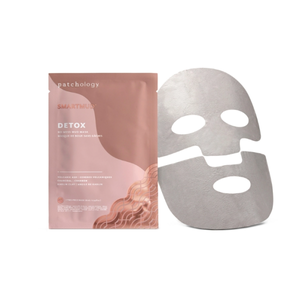 Patchology SmartMud® No Mess Mud Detox Sheet Mask Valomoji lakštinė purvo kaukė, 1vnt