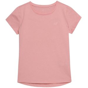 Marškinėliai Mergaitei 4F Šviesiai Rožinis HJL22 JTSD001 56S