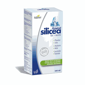 Original Silicea Gel + BIOTIN silicio gelis su biotinu 500 ml