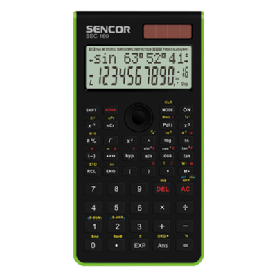 Calculator SEC 160 GN School, 12+10 Digit LCD