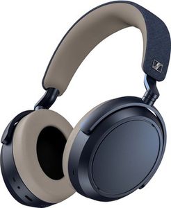 Sennheiser Momentum 4 (M4AEBT) mėlynos bevielės Bluetooth ausis uždengiančios ausinės su mikrofonu | Naujas prisitaikantis triukšmo slopinimo ir skaidrumo režimai