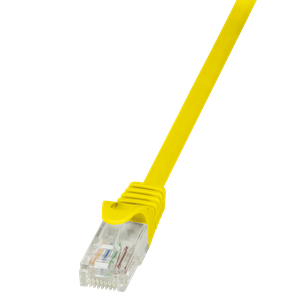 Logilink Patch cable CP1037U Cat 5E, U/UTP, Yellow, 1 m