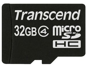 Transcend microSDHC 32GB Class 4