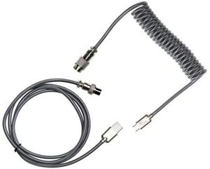 Royal Kludge Coiled Aviator Cable (Grey)