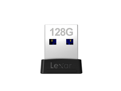 USB raktas Lexar JumpDrive S47 128GB, USB 3.1, Black, 250 MB/s