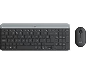 Logitech MK470 Slim Combo Belaidė klaviatūra + pelė, US, Graphite