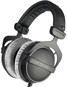 Beyerdynamic DT 770 PRO Wired Headphones (Black) 3.5 mm adapter 6.35 mm
