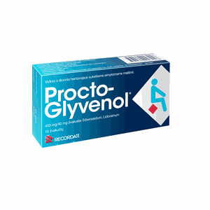 Procto-Glyvenol 400 mg/40 mg žvakutės N10