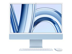 Apple iMac 24” 4.5K Retina, Apple M3 8C CPU, 10C GPU/8GB/512GB SSD/Blue/INT Apple