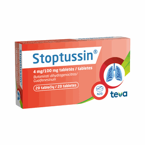 Stoptussin 4 mg/100 mg tabletės N20