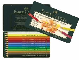 Spalvoti pieštukai Faber-Castell Polychromos Art and Graphic, 12 spalvų