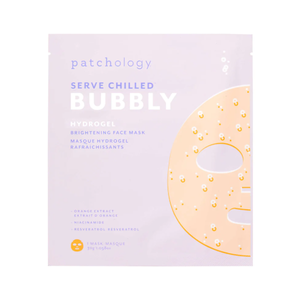 Patchology Serve Chilled™ Bubbly Brightening Face Mask Skaistinamoji hidrogelinė veido kaukė, 1vnt