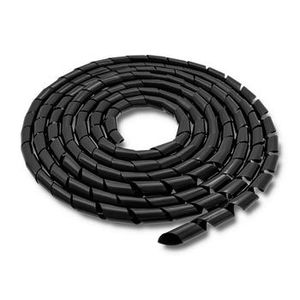 QOLTEC 52257 Cable organizer 20mm 10m Black