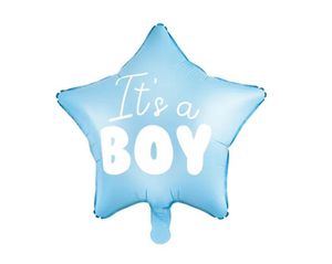 Folinis balionas Baby Shower vakarėliui &quot;IT'S A BOY&quot; (berniukui)