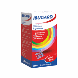 Ibugard 100 mg/5 ml geriamoji suspensija 120 ml