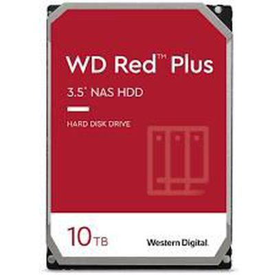 HDD|WESTERN DIGITAL|Red Plus|10TB|SATA 3.0|256 MB|7200 rpm|3,5"|WD101EFBX