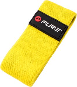 Gumos Pure2Improve Textile Resistance Band Light 45 kg, Yellow, 100% Polyester
