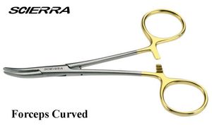 Žnyplės SCIERRA Forceps 5.5" Curved .