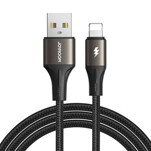 Cable USB to Lightning Joyroom SA25-AL3 / 3A / 1.2m (black)