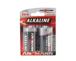 1x2 Ansmann Alkaline Mono D LR 20 red-line