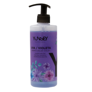 YUNSEY Grape &amp; Blue Violet Neutral Shampoo Vynuogių kvapo aromatinis šampūnas, 1000ml